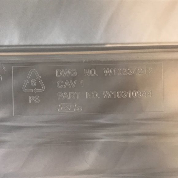 Whirlpool Kenmore Refrigerator Large Crisper Replacement Drawer DWG W10334212 - Picture 13 of 16